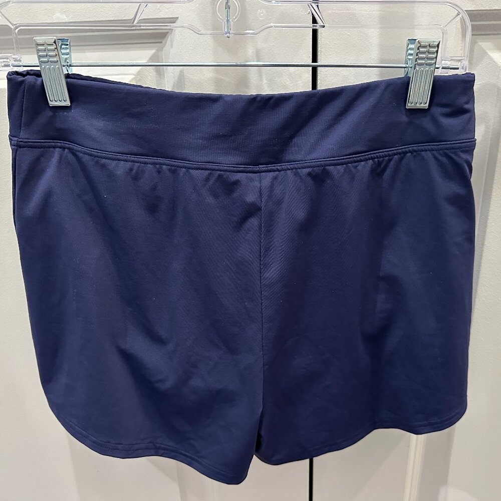 Lands End Womens 3" Quick Dry Swim Shorts with Panty size 6 Navy - Picture 4 of 4